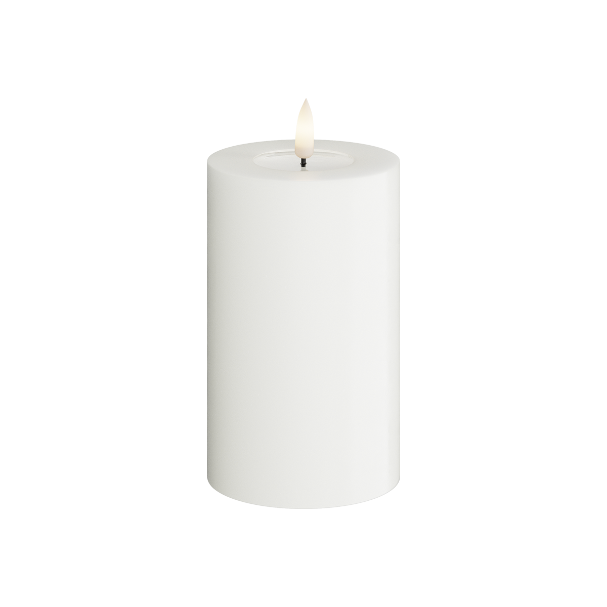 Deluxe Homeart | LED Kaars wit 7.5x12.5cm