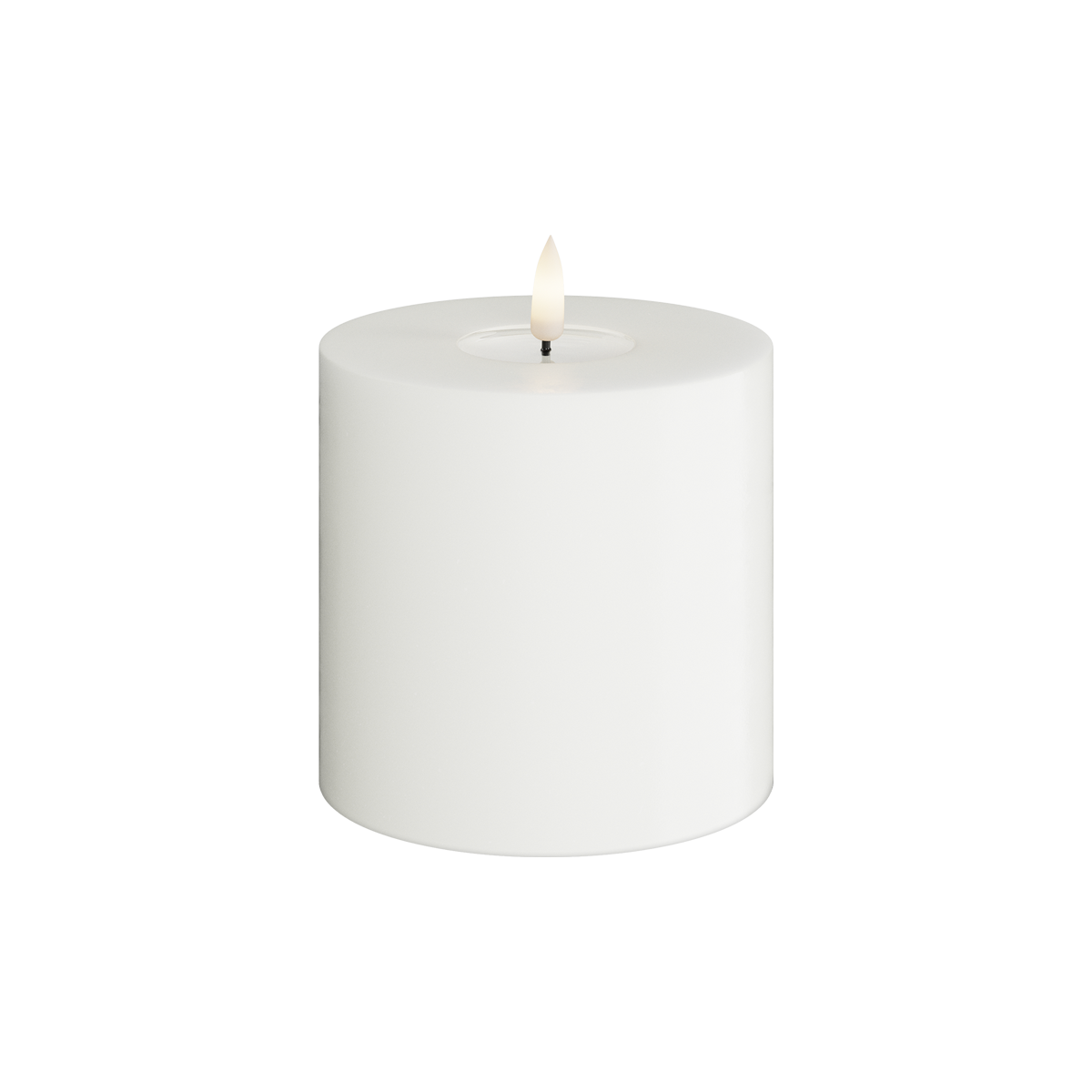 Deluxe Homeart | LED Kaars wit 10x10cm