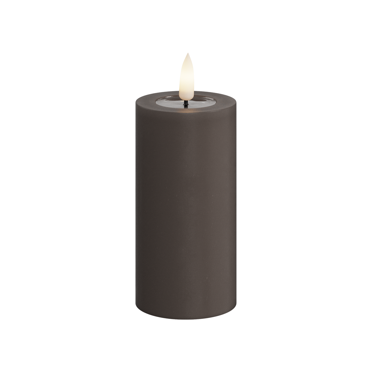 Deluxe Homeart | LED Kaars mokka 5x10cm