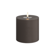 Deluxe Homeart | LED Kaars mokka 10x10cm