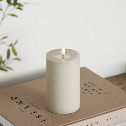 Deluxe Homeart | LED Kaars sand 7.5x12.5cm