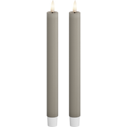 Deluxe Homeart | LED dinerkaars sand 24cm | 2stuks