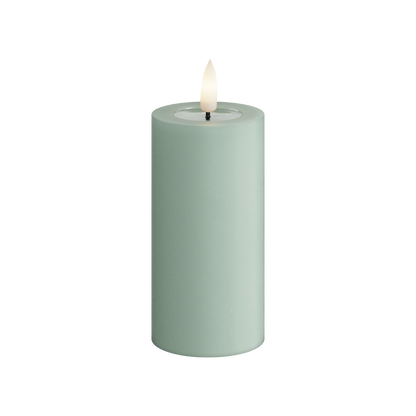 Deluxe Homeart | LED Kaars saliegroen 5x10cm