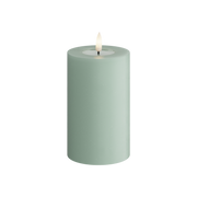 Deluxe Homeart | LED Kaars saliegroen 7.5x12.5cm