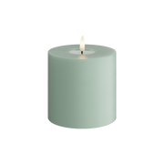 Deluxe Homeart | LED Kaars saliegroen 10x10cm