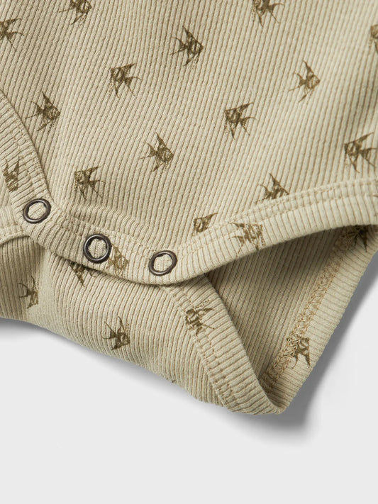 Lil Atelier | Romper kip gago moss grey