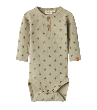 Lil Atelier | Romper kip gago moss grey