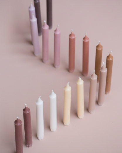 Rustiklys | Dinerkaars 18 cm antiek paars