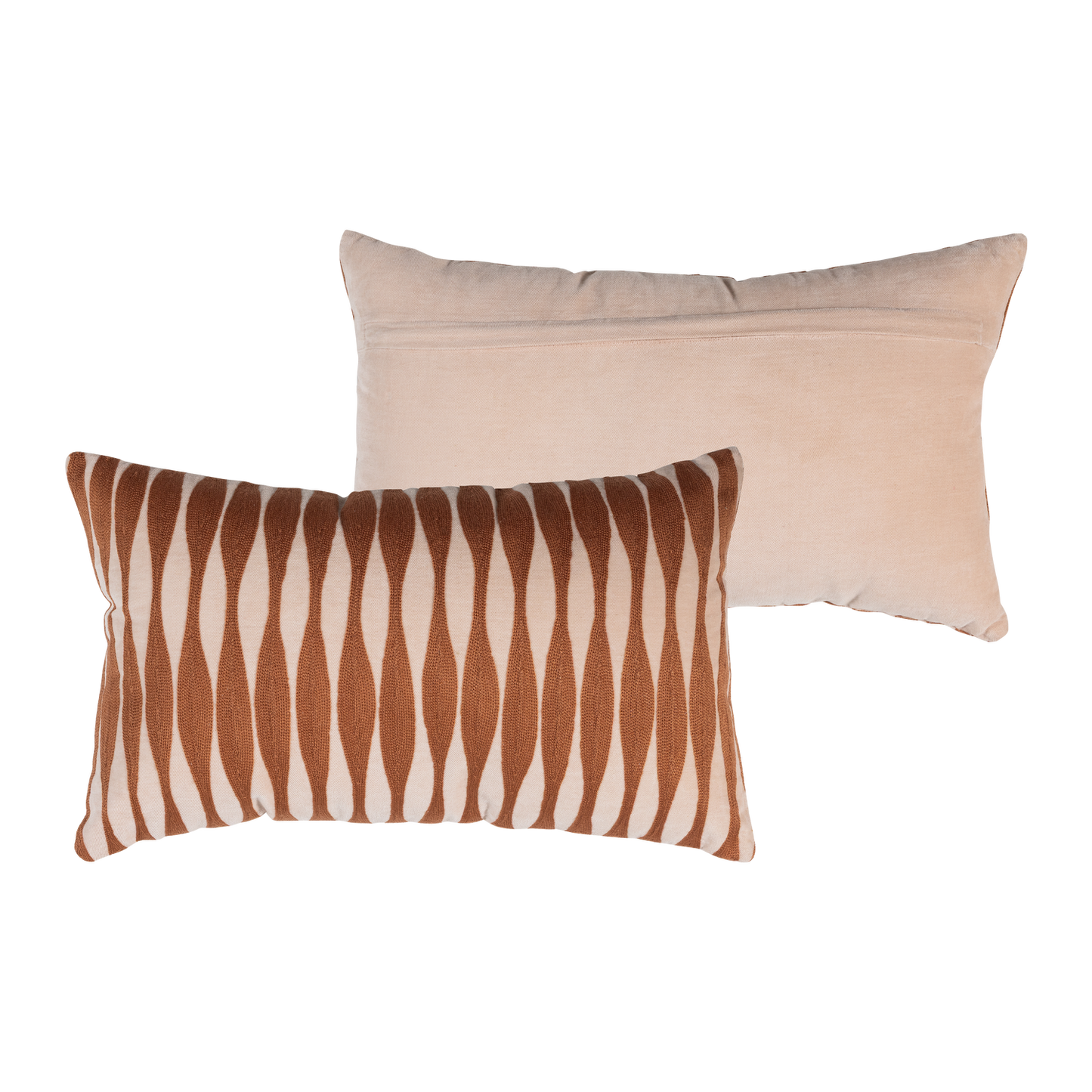 Woood | Kussen Zena klein pink/rust