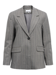 Object | Blazer met krijtstreep Lisa grijs