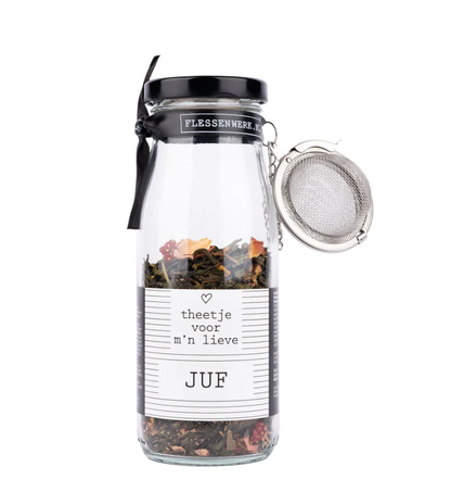 Flessenwerk | Theetje voor m'n lieve juf