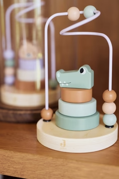 Jollein | Houten spiraal croco