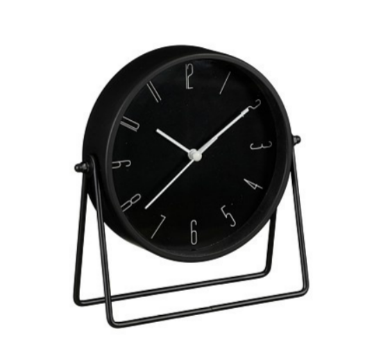 Selected by | Klok Corky zwart 18cm