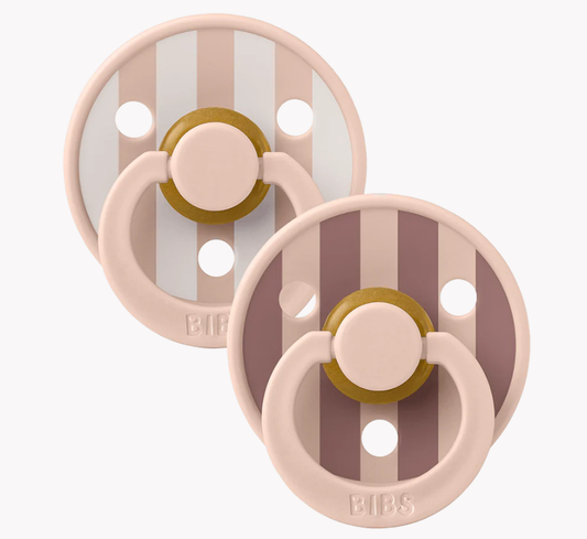 Bibs | Speen round set2 colour block blush