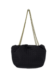 Zusss | Schwarze Tasche mit Flechtmuster