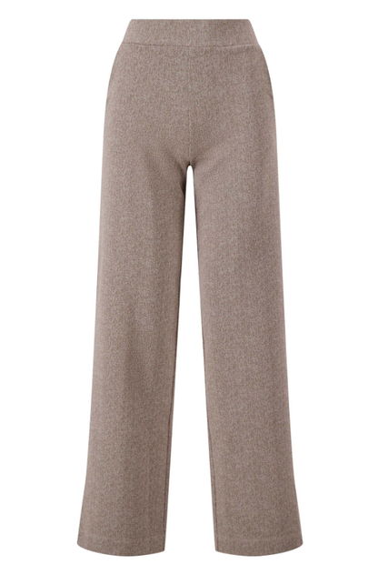 Zusss | Jacquard broek beige