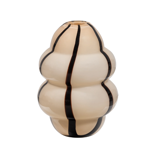 Woood | Vaas Kency glas met streep