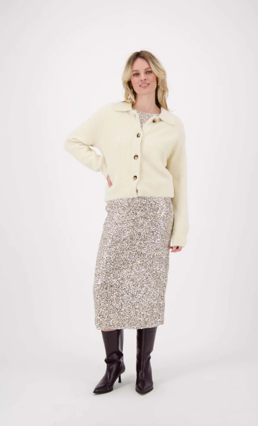 Zusss | Vest fluffy met polokraag