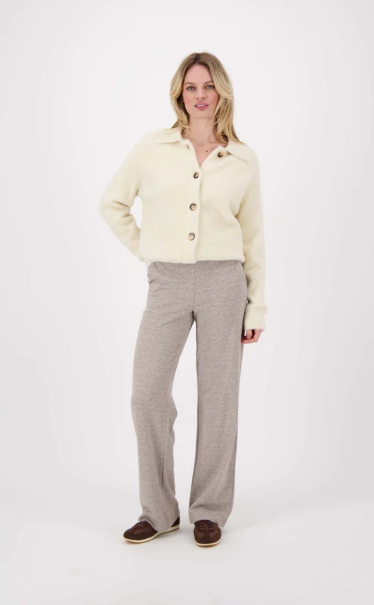 Zusss | Vest fluffy met polokraag