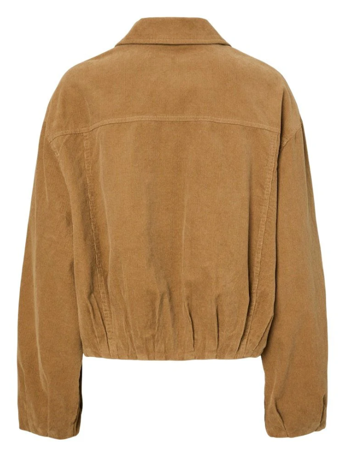 Pieces | Bomberjack Babett corderoy denim travertine