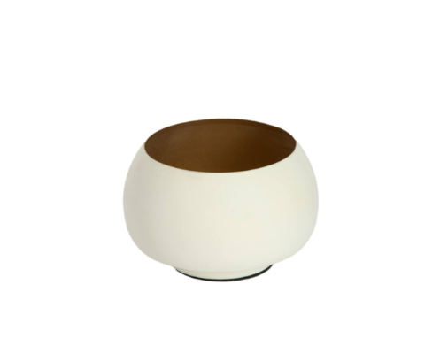 Light & Living | Waxinelichthouder Rapallo creme 12cm