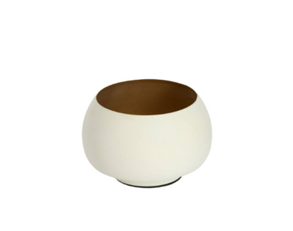 Light & Living | Waxinelichthouder Rapallo creme 12cm
