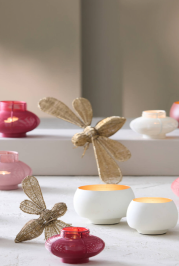 Light & Living | Waxinelichthouder Rapallo creme 15cm