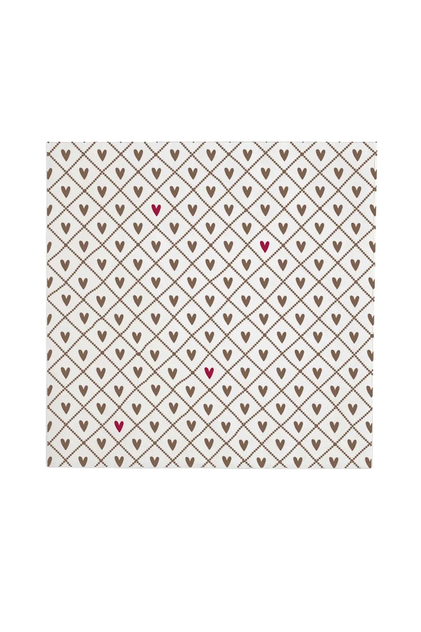 Zusss | Quadratische Herzservietten