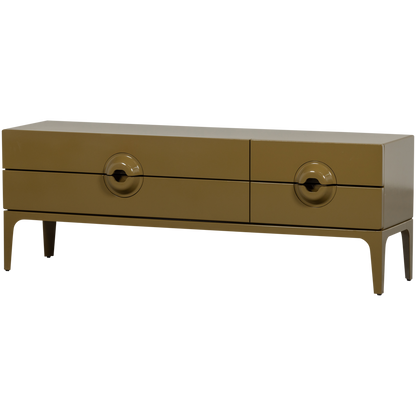 Woood | TV meubel Merge honinggeel