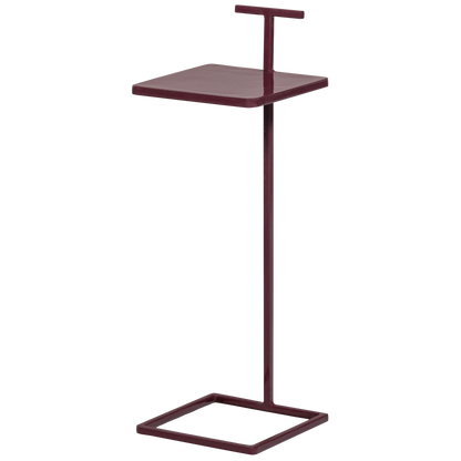 Woood | Bijzettafel Tose metaal aubergine