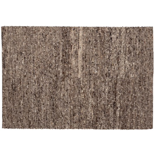 Woood | Vloerkleed Efia wol bruin melange 170x240cm