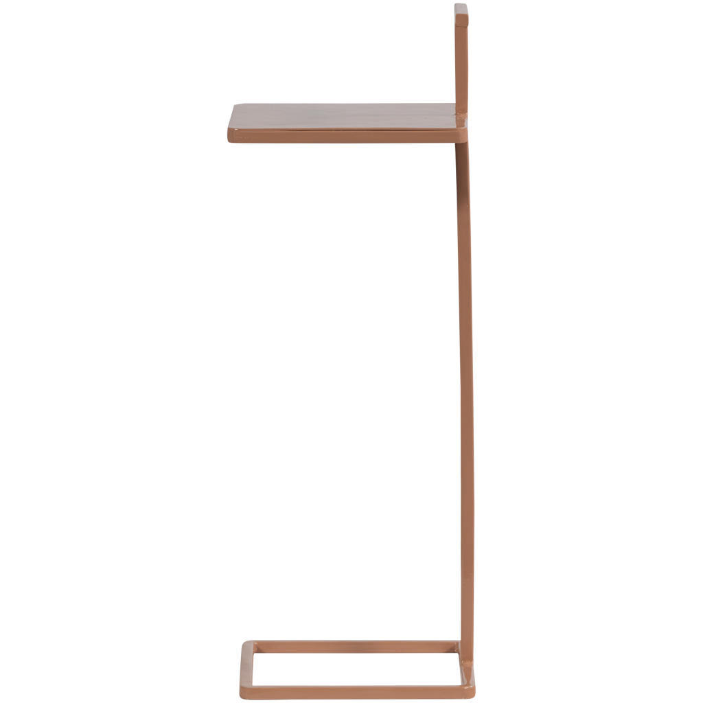 Woood | Bijzettafel Toste metaal oud roze