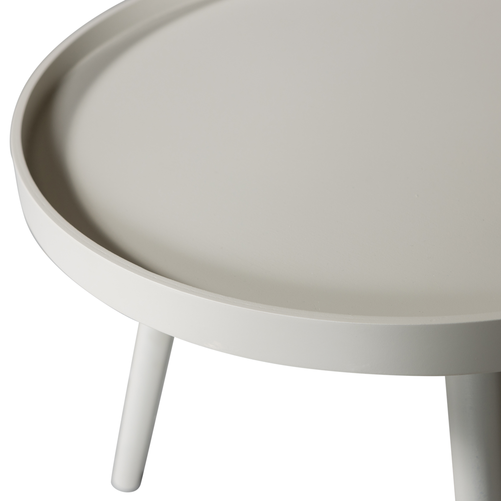 Woood | Bijzettafel Mesa M antique beige 45cm