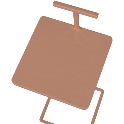 Woood | Bijzettafel Toste metaal oud roze