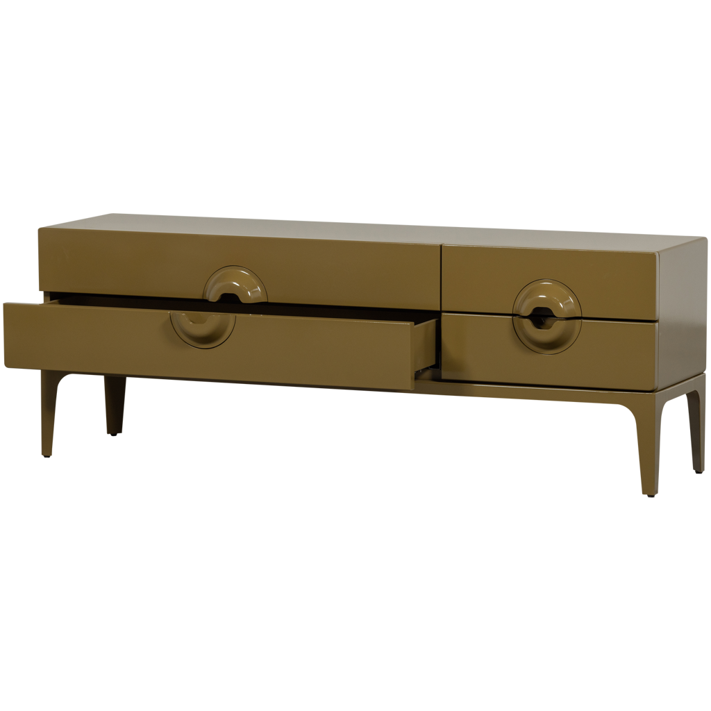 Woood | TV meubel Merge honinggeel