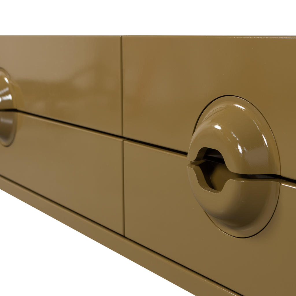 Woood | TV meubel Merge honinggeel