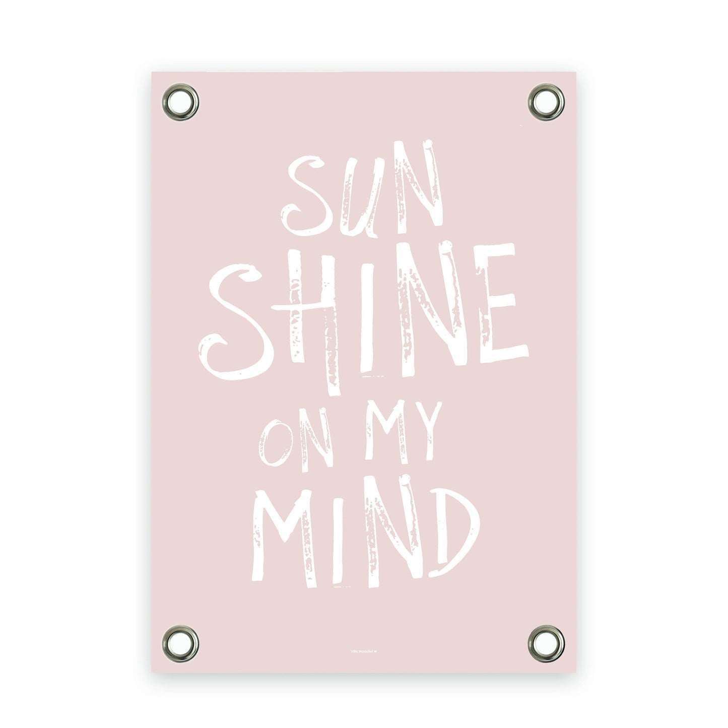VM | Tuinposter oudroze wit sunshine on my mind