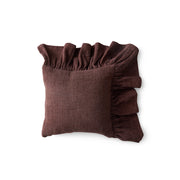 HK Living | Kussen ruffle chestnut 50cm