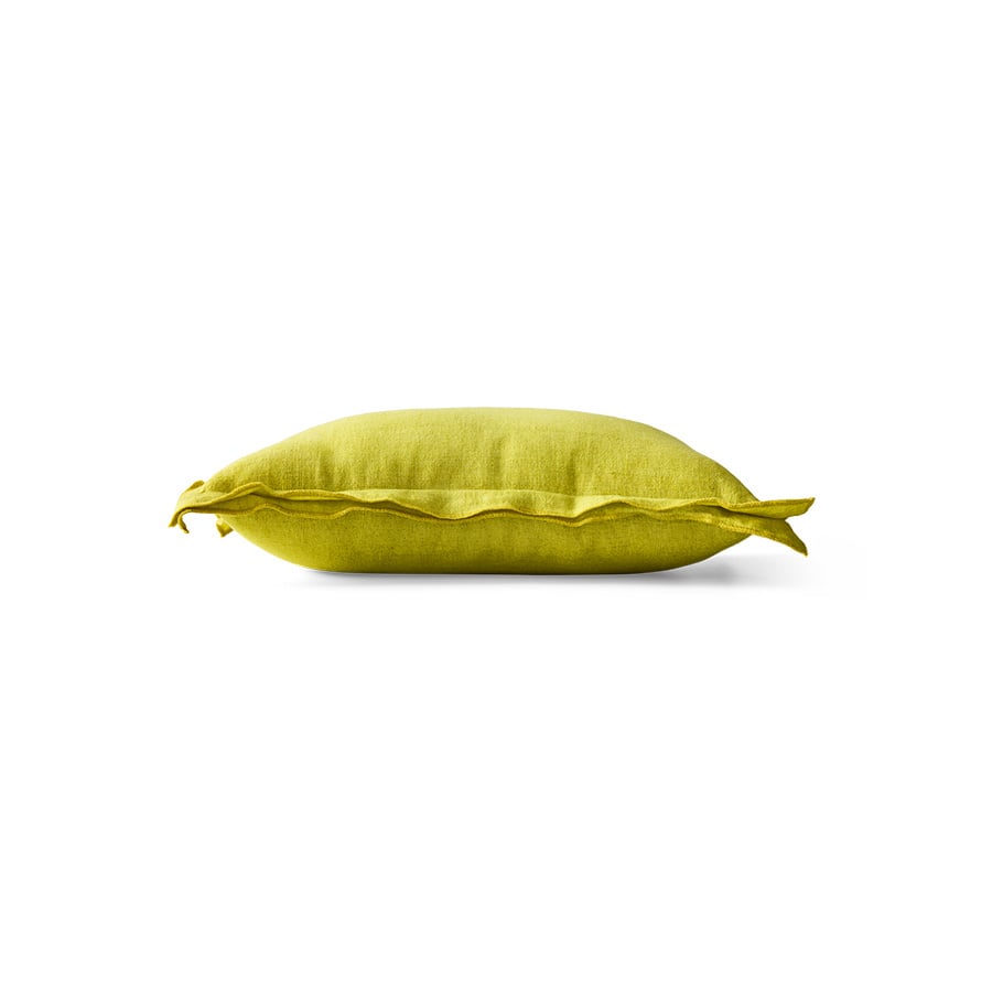 HK Living | Kussen linen lemongrass 50x30cm