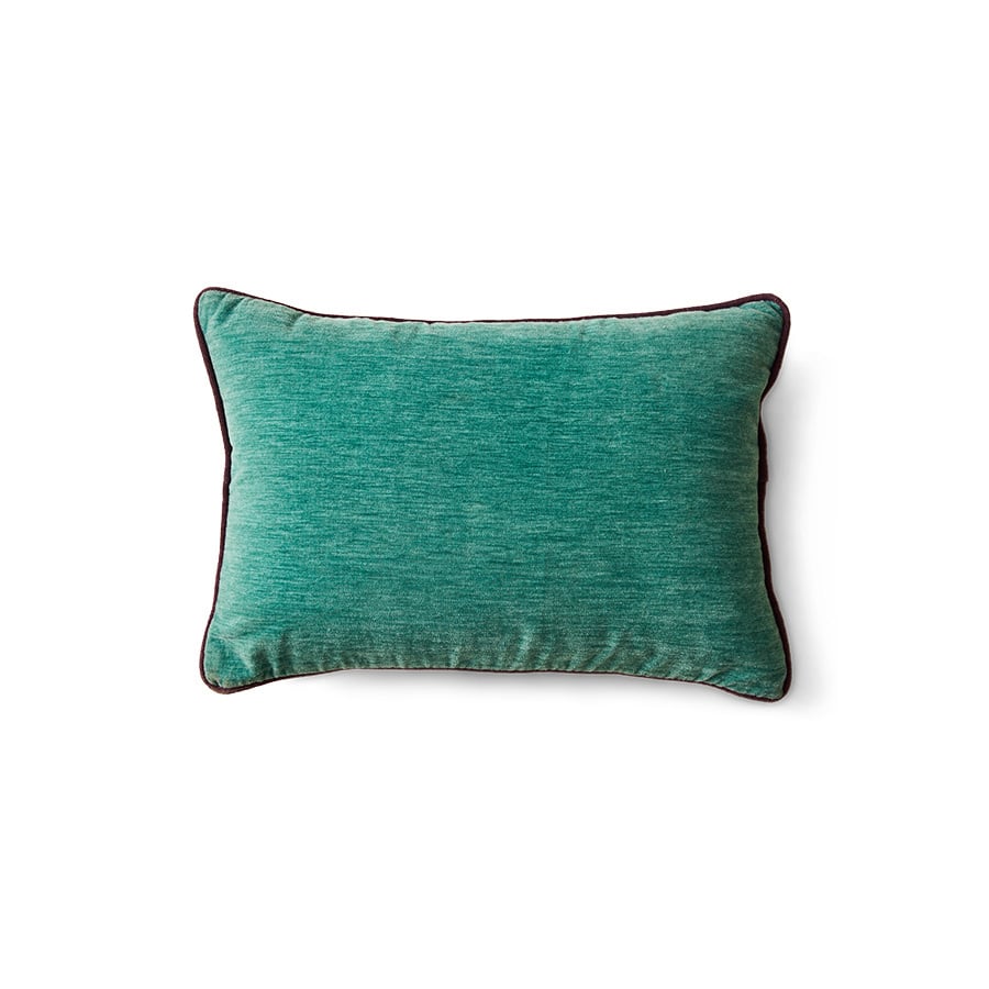 HK Living | Kussen velvet deep sea 50x35cm