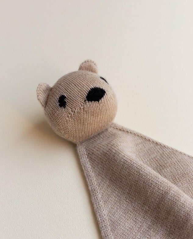 Hvid | Schmusetuch Teddy Tokki Sand