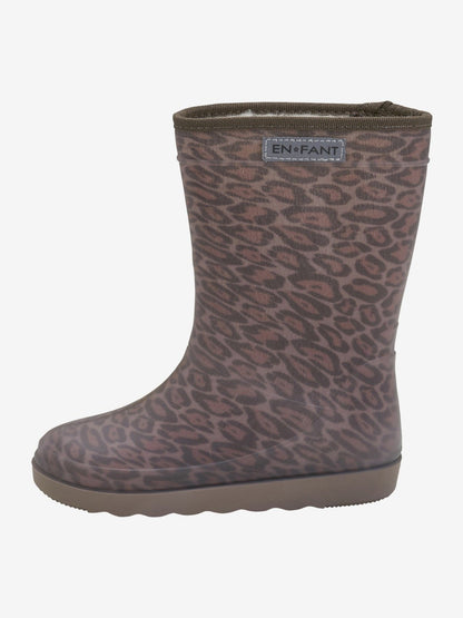 Enfant | Thermo boots Leopard pine bark