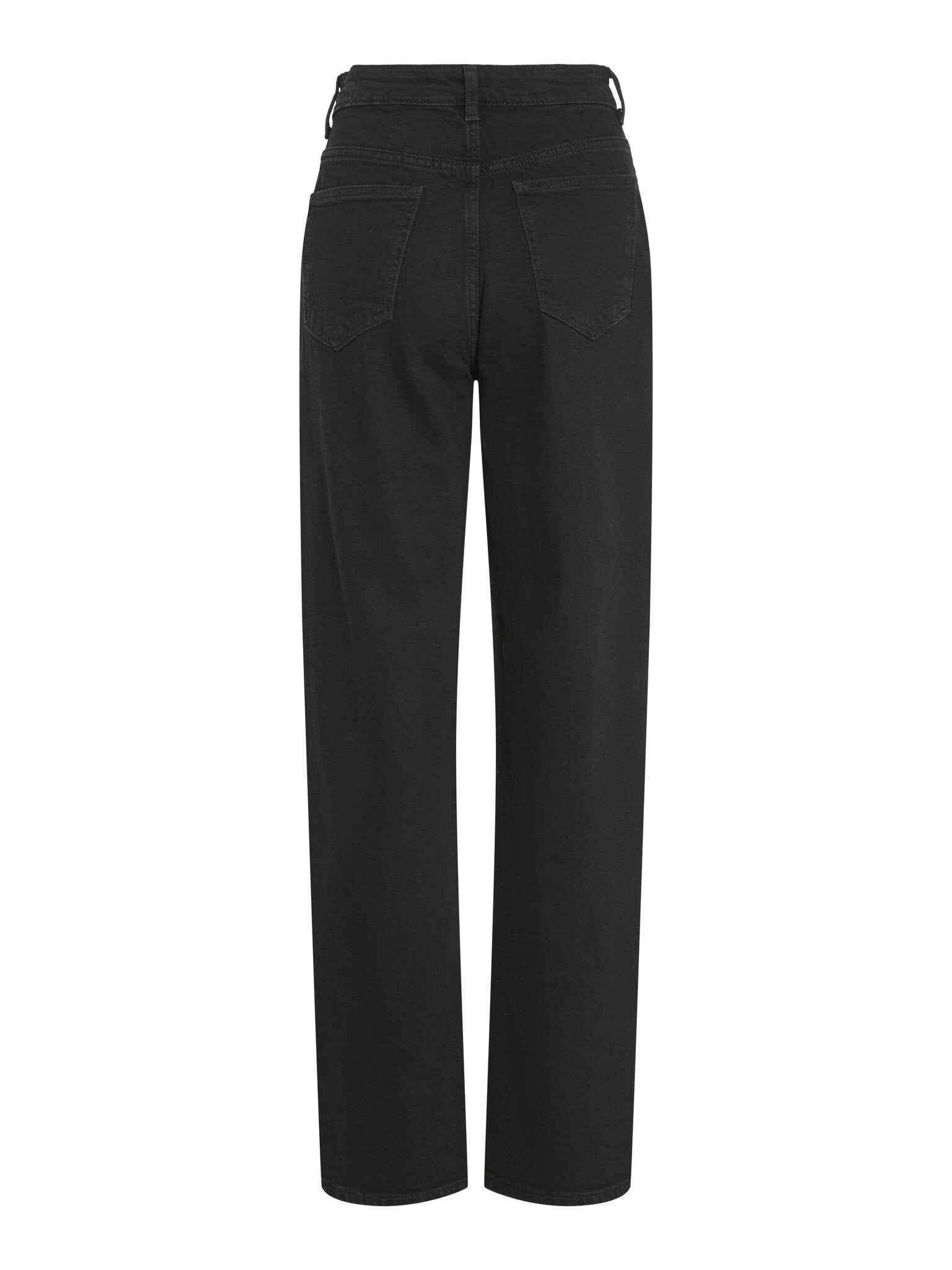 Villa | Jeans Kelly Straight, schwarzer Denim