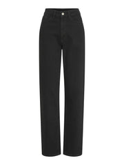 Villa | Jeans Kelly Straight, schwarzer Denim