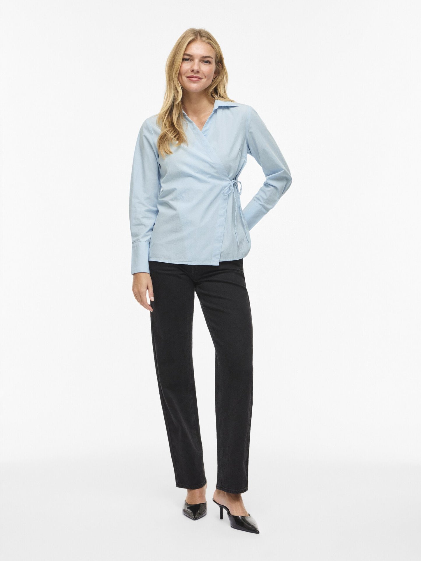 Vila | Wikkel top Lumi nantucket breeze