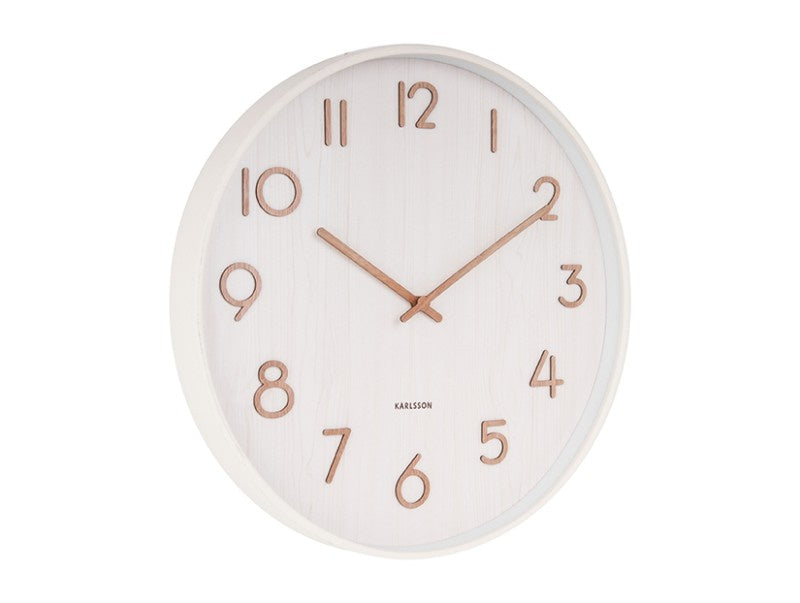 Karlsson | Wandklok Pure wit 60cm