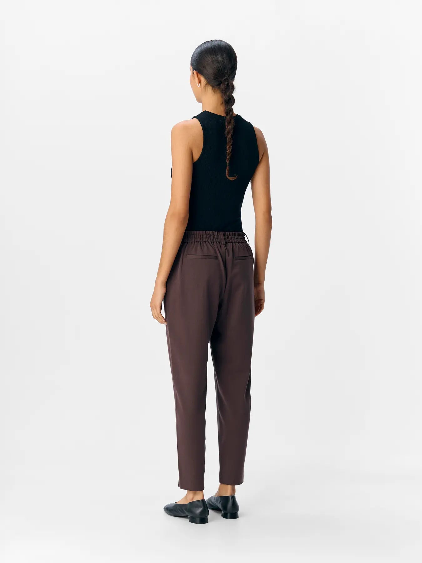 Object | Pantalon Lisa slim seal brown