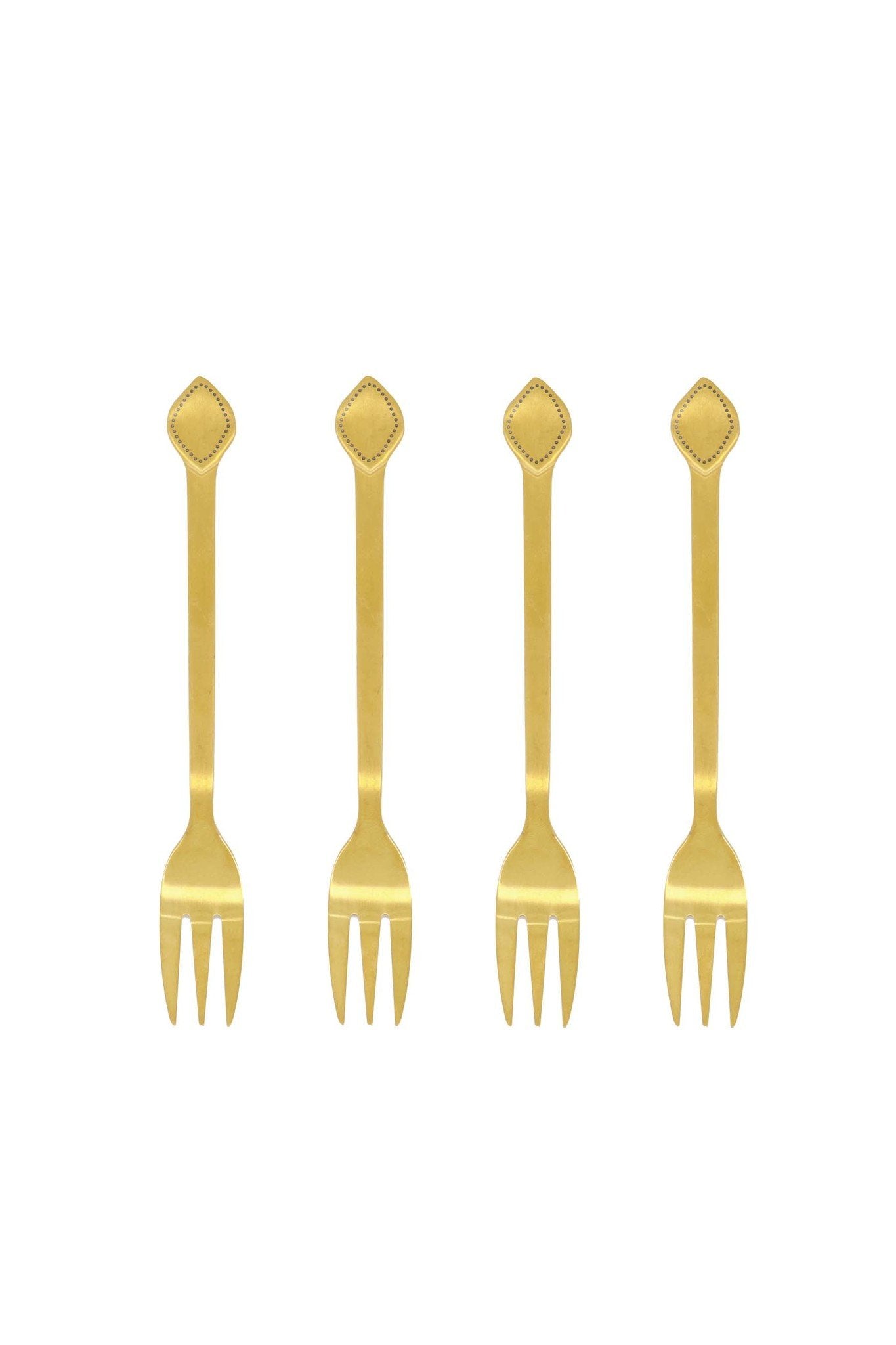 Zusss | Set mit 4 goldenen Gabeln