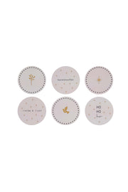 Zusss | Onderzetters rond zand set van 6