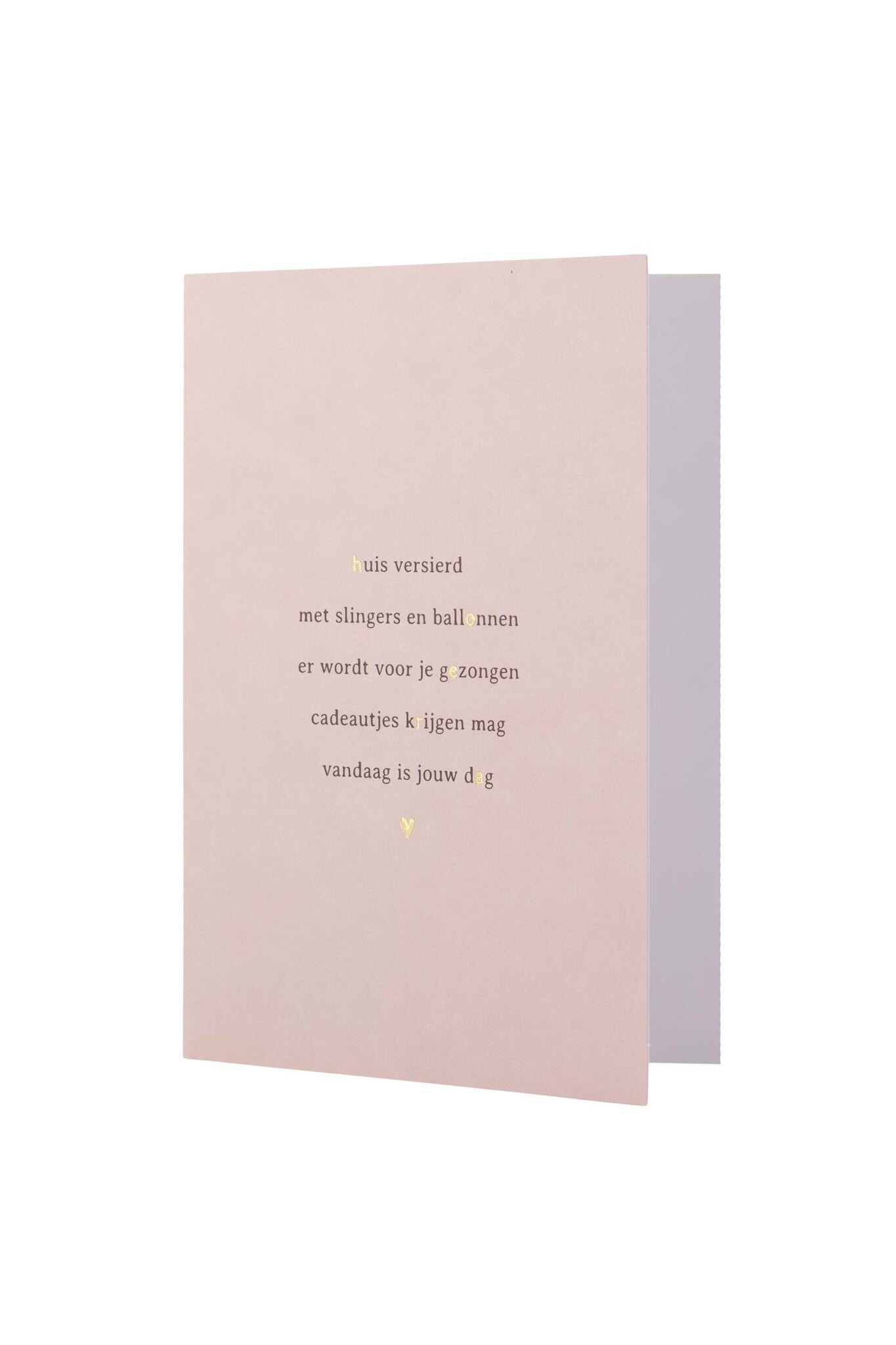 Zusss | Grußkarte Hurra Gedicht rosa